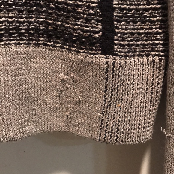 White + Warren Medium Asymmetrical Zipperd Cardigan - Picture 5 of 8